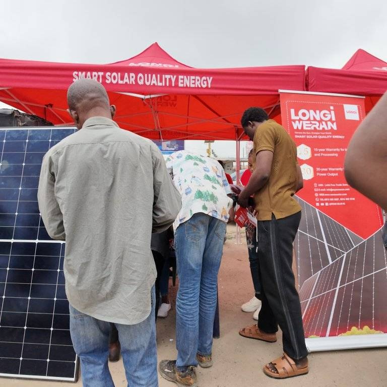 WERAN attend the Arena Market in Oshodi